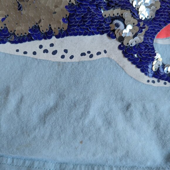 SOLD - Mini Boden shirt with sequins - Picture 9 of 9